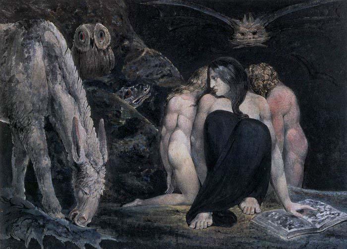 William Blake Hecate or the Three Fates Germany oil painting art